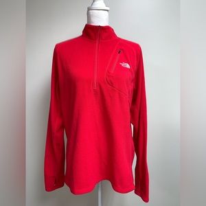 Red Northface fleece